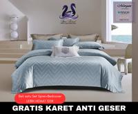 Gambar Bedcover Sutra Tencel Organik Jacquard + Set Sprei 160x200x35 - DB 001 dari Sprei Tencel undefined 5 Tokopedia