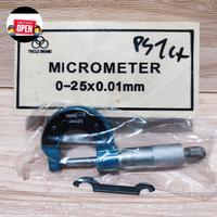 Gambar Micrometer Mikrometer Sekrup 0-25mm X 0.01mm 0 - 25 Mm Mikrometer Diameter Luar Alat Ukur Ketebalan dari familyhardwarestore undefined 3 Tokopedia