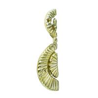 Gambar 110mm Plat Kuningan Hias Pojok / Solid Brass Skiffers / Brass Corner Protector - DCR1270A / Stacked Shell Spiral / Polished Brass dari Heritage Brass undefined 2 Tokopedia