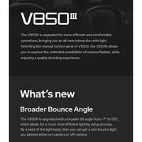 Gambar PAKET SIAP PAKAI Godox Flash V850III / V850 III Universal Kamera DSLR Mirrorless - Flash Only dari Focus Technology undefined 3 Tokopedia