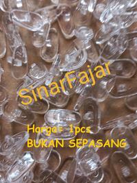 Gambar nosepad kacamata silikon anti slip nose pad bantalan hidung dari SinarFajar1 undefined 1 Tokopedia