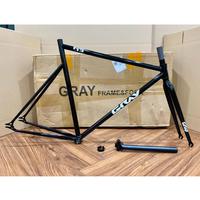 Gambar Frameset Fixie Classic GRAY F13 Warna Hitam Glossy Bahan Aluminum Alloy dari liang accesorie undefined 1 Tokopedia