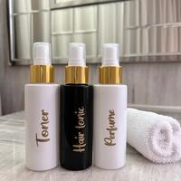Gambar botol SPRAY TUTUP TRAVEL SIZE HITAM / PUTIH EXCLUSIVE 100ML GOLD KECIL . aesthetic bottle refill pump dispenser soap liquid tempat sabun cair estetik - DISINFECTANT, HITAMSPRAYHITAM dari Import style surabaya undefined 5 Tokopedia