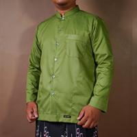 Gambar Koko Haibah Alkahfi Al Kahfi Kantong Samping Seragam Hadroh Koko Habib - Hijau Botol, L dari tokoalbariqy undefined 3 Tokopedia