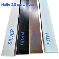 Gambar HOLLOW 1"x2" UKURAN CM 2,5CM X 5 CM COCOK BUAT JIDAR - SILVER, 100cm dari Rusmaku undefined 3 Tokopedia