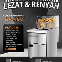 Gambar GETRA GF-5SC GAS DEEP FRYER / GAS DEEP DRYER GF 5 SC STAINLESS STEEL BODY NEW dari Ac Shop 59 undefined 1 Tokopedia