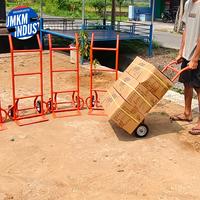Gambar Troli angkut barang box karton padi | 150kg murah dari BENGKEL LAS VARIAN GEROBAK undefined 3 Tokopedia
