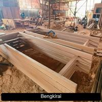 Gambar KUSEN PINTU KAYU BENGKIRAI, KELADAN & ULIN  KALIMANTAN KAYU SOLID PERHUTANI GRADE A. ( HANYA INVOICE ) - KELADAN, 3,5X80X200CM dari TBP furniture undefined 1 Tokopedia