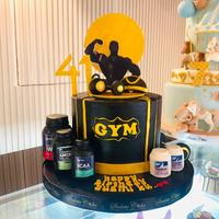 Gambar Birthday Cake GYM / Custom Cake Tema Fitnes / Kue Ulang Tahun Murah / Kue Ultah Jakarta dari Stelette Cake_NEW undefined 1 Tokopedia