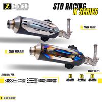Gambar Knp Standar Kenochi type K series BLACK for AEROX N-MAX VARIO PCX ADV - New Vario 160, K2+c.Half Blue dari Shijiro Racing Store One undefined 1 Tokopedia