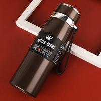 Gambar Tumbler 1L Premium | Termos Air Panas Dingin | Botol Minum Elegan Food Grade Vacuum Flask | Tumblr Stainless Steel SUS 316 - Gold dari KolektorCuan undefined 3 Tokopedia
