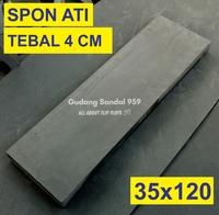 Gambar SPON ATI / BUSA ATI / SPON EVA TEBAL 4 CM WARNA HITAM UKURAN 35 X 120 CM UNTUK BANTALAN AMPLAS, TARGET PANAHAN DAN KERAJINAN PERAHU KARET DLL dari Gudang Spon 959 undefined 5 Tokopedia