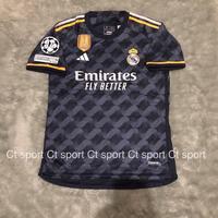 Gambar Terbaru (Full Patch Ucl ) Jersey Real Madrid Away 2023-2024 Import Go dari MEDLEEY undefined 1 Tokopedia