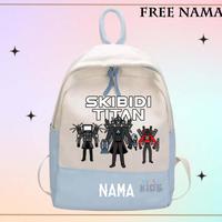 Gambar [UR] (FREE NAMA) TAS BACKPACK RANSEL ANAK SEKOLAH TK SD MOTIF KARAKTER - Hitam, All Size dari URXES undefined 5 Tokopedia