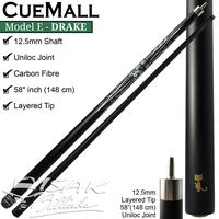 Gambar CueMall Drake - Carbon Uniloc Low Deflection Stick Billiard Cue Mall dari ISAK Billiard Sports Co. undefined 2 Tokopedia