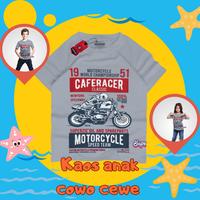 Gambar KAOS ANAK COWOK CEWEK ANAK LAKI LAKI PEREMPUAN CAFERACER CLASIC ABU GREY - Abu-abu, S dari Maximof Klontong undefined 1 Tokopedia