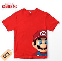 Gambar Kaos Mario Bros Anak Laki Laki Katun Combed 24s #DT-03 - Putih, DEWASA - S dari BGD Kids Kaos undefined 3 Tokopedia