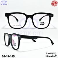 Gambar Frame Kacamata Pria / Wanita Original Oppa 31067 Kotak - C1 Hitam Glossy dari Optik Citi Eyewear undefined 3 Tokopedia
