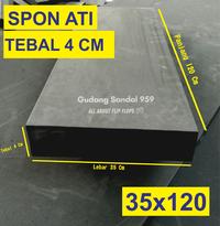 Gambar SPON ATI / BUSA ATI / SPON EVA TEBAL 4 CM WARNA HITAM UKURAN 35 X 120 CM UNTUK BANTALAN AMPLAS, TARGET PANAHAN DAN KERAJINAN PERAHU KARET DLL dari Gudang Spon 959 undefined 4 Tokopedia