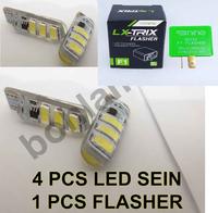 Gambar Lampu LED Sein 4pcs + Flasher Vario 125 Techno FI LUXIMOS T10 5730 LED dari bohlamhid undefined 3 Tokopedia