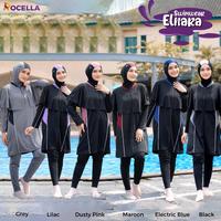Gambar baju renang wanita dewasa muslim panjang set hijab swimwear elnara ori - ellectric blue, L-XL dari aqlistore undefined 1 Tokopedia
