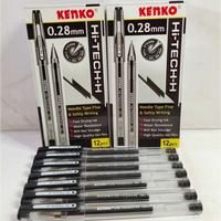 Gambar Pulpen Kenko HI-TECH-H 0.28mm New Original 100% Pen Hiteck Pena Hitek - Hitam dari holyfeed undefined 4 Tokopedia