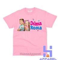 Gambar BAJU ANAK KAOS ANAK DIANA ROMA YOUTUBER - Lilac, S dari husna apparell undefined 1 Tokopedia