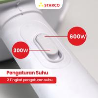 Gambar Starco Panci Listrik Elektrik Serbaguna Anti Lengket Kukus Ceramic - Bundle 4 dari Starco undefined 5 Tokopedia
