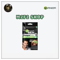 Gambar Garnier Men Shampoo Color 1.0 Natural Black | Pewarna Rambut Semudah Shampo Hitam Alami Sachet - 10 ml + 10 ml (Harga Satuan) dari M2F2 Shop - Paseban undefined 2 Tokopedia