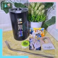 Gambar Tumbler Stainless Viral NCT DREAM dengan tulisan hologram - Putih Cream, Haechan dari saraena undefined 1 Tokopedia