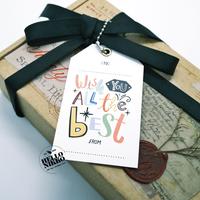 Gambar Gift tag kartu ucapan all the best ultah hamper parcel souvenir card - TAG(ISI 10) dari Hellonikko undefined 4 Tokopedia