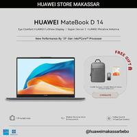 Gambar HUAWEI MateBook D 14 up to i5-13420H 16-512GB SSD | Sleek Metal Body - i5 13th Gen dari Bee Cell Makassar undefined 1 Tokopedia