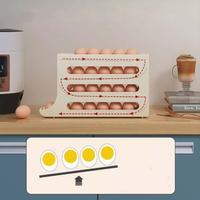 Gambar Automatic Scrolling Egg Rack Holder Storage Box 4 Layer dari Kame House Store undefined 2 Tokopedia