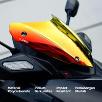 Gambar NEMO Windshield Visor Yamaha Xmax Connected 2023 - 2024 Tipe Sporty Iridium - Merah dari N.S Variasi undefined 2 Tokopedia