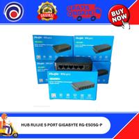 Gambar HUB RUIJIE 5 PORT GIGABYTE RG-E505G-P dari Promedia Com undefined 1 Tokopedia