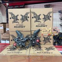 Gambar Kendmoto Footstep ZX25 R ZX25R ZX25RR ZX4 Foot Step V2 Rearset - Hitam dari Empiremotoshop undefined 2 Tokopedia
