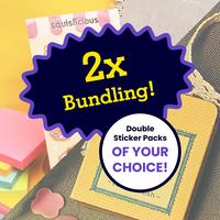 Gambar Remvuqan DOUBLE 2X Sticker Pack Bundle Koleksi Stiker Vinyl Dekorasi - ColdIceCream-VD, KEUANGAN2 dari Remvuqan undefined 1 Tokopedia
