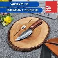Gambar Pisau Survival Camping Bushcraft Stainless Steel 4CR13 Dengan Sarung - 20CM dari Any Craft Store undefined 5 Tokopedia