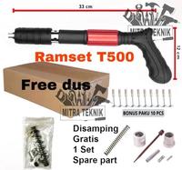 Gambar Alat Ramset Gun Paku Tembak Beton/ Nail gun/ Paku Tembak Manual/Fastening Gun/Ramset Gun T500 - Ramset Batang dari Mitra teknikk undefined 3 Tokopedia