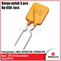 Gambar 5pcs UF200 RUEF200 30V 2A Resettable Fuse PPTC Sekring Reset Otomatis Auto Resettable Fuse Self Recovery dari EasyWare Electronics undefined 1 Tokopedia