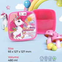 Gambar Tempat Bekal 2 Sekat Kotak Makan Lunch Box Anak Plastik Karakter Biggy dari KENZO HOUSEWARE undefined 1 Tokopedia