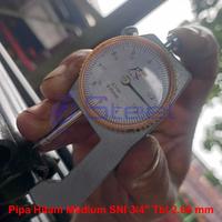 Gambar Pipa Hitam 3/4" Tebal 1.4mm 1.8mm 2mm 2.3mm 2.6mm | Pipa Besi 3/4 inch - Tebal 1.4mm dari IDPSteel undefined 2 Tokopedia