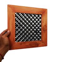 Gambar Wall Frame - Bingkai Kayu Wall Planter Platycerium Tempel Dinding Tanduk Rusa Kadaka Anggrek Orchid Wall Frame Vertical Garden Living Art Dekorasi Dinding - 25x25cm dari Plantisme undefined 4 Tokopedia