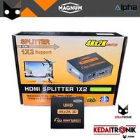 Gambar Splitter HDMI 2 Port MAGNUM 4K x 2K 3D FULL HD + Adaptor HDTV 2P - Gatotkaca Electronics dari Gatotkaca Electronics undefined 2 Tokopedia