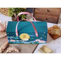 Gambar Kotak Tenteng Mooncake Dus Kue Bulan Box Harvest 1 Kardus Hampers Mid Autumn Ukuran 12x25x9cm dari clarisatoko undefined 3 Tokopedia