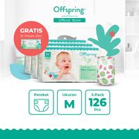 Gambar Offspring Popok Bayi Diaper SAP Triple Perekat M42 x3+GRATIS 1xTisu20 dari Offspring Indonesia undefined 1 Tokopedia
