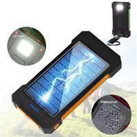 Gambar DETENG Power Bank Solar Power LED Light USB 10000mAh - PS-P401 - Black dari Revelationidd undefined 2 Tokopedia