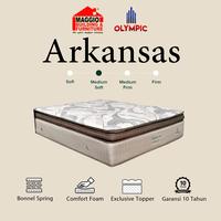 Gambar KASUR SPRINGBED - MATRAS SPRINGBED - ARKANSAS PLUSHTOP PILLOWTOP - OLYMPIC  SPRINGBED - 160 KSR ONLY dari MAGGIO undefined 1 Tokopedia