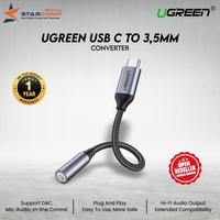 Gambar UGREEN Converter Splitter Audio DAC Type C To Jack 3.5mm On Mic Game Accessories - 80154 dari Starcomp Solo undefined 3 Tokopedia