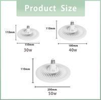 Gambar STROM LAMPU LED UFO Bohlam 30W 40W 50W JUMBO 30 40 50 w watt kapsul putih bulb E27 WHITE - 40 WATT dari AgenLED undefined 2 Tokopedia